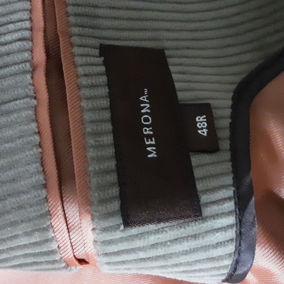 New Merona men's 3 button corduroy sportcoat jacket blazer size 48R - Picture 8 of 10